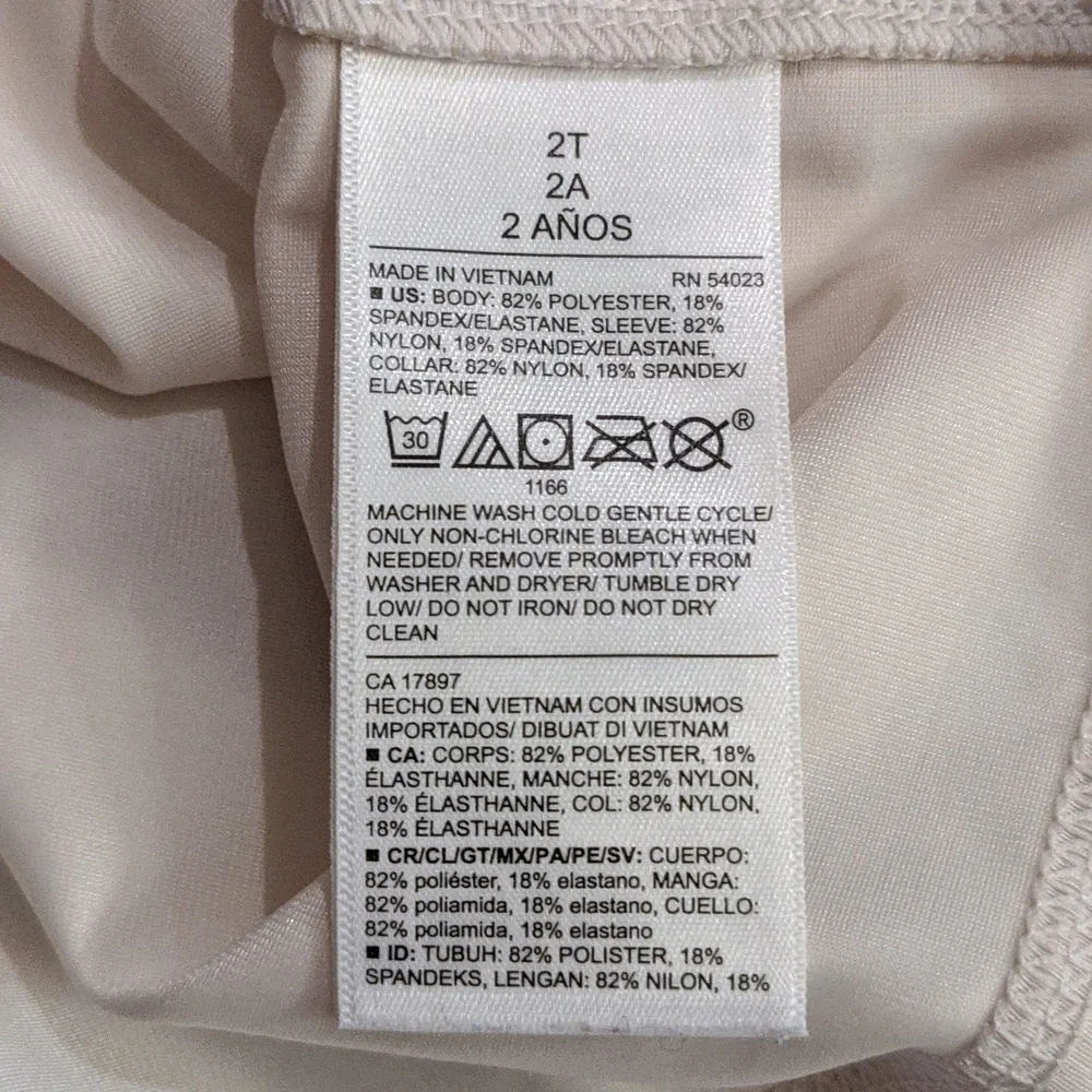 Old Navy 2T Navy and White Colorblock Rashguard